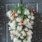 Glitzhome® 3ft. Pre-Lit Pinecones & Berries Artificial Christmas Teardrop Swag